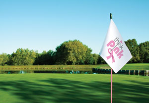 Standard Golf Event Flags | White