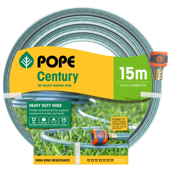 Pope 12mm x 30m Tap Ready Century Garden Hose