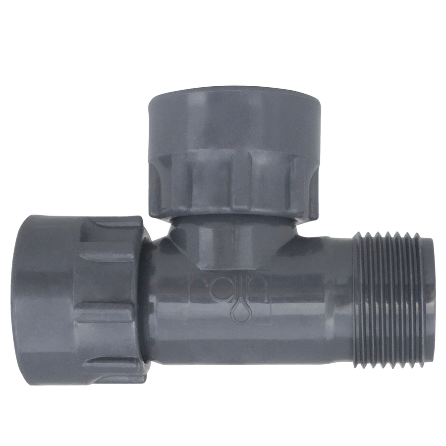 Rain PVC Tee MxFxF with O Ring