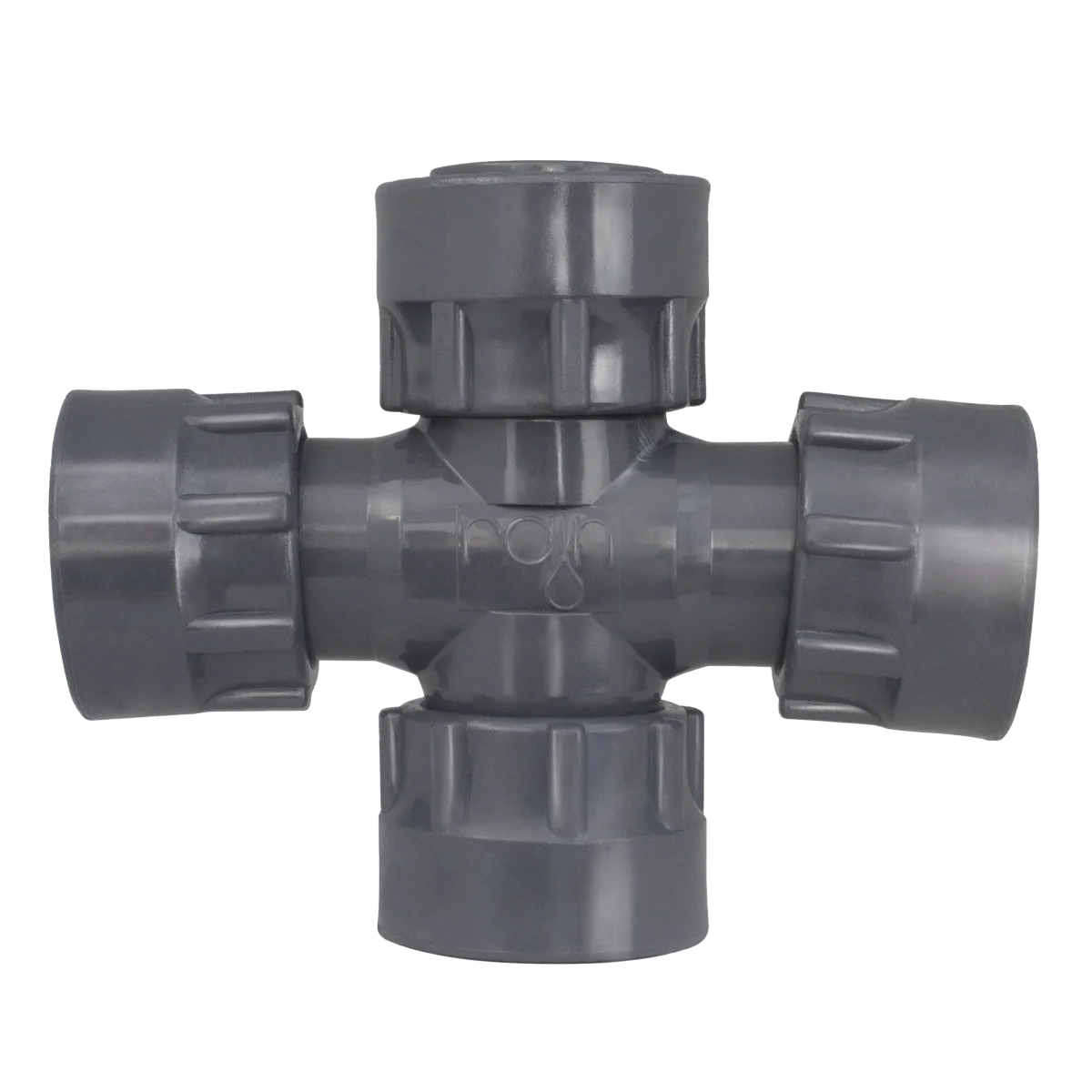 Rain PVC Cross Fitting with O Ring