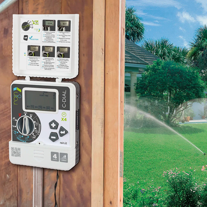 Rain C Dial Indoor 24VAC Residential Irrigation Controller