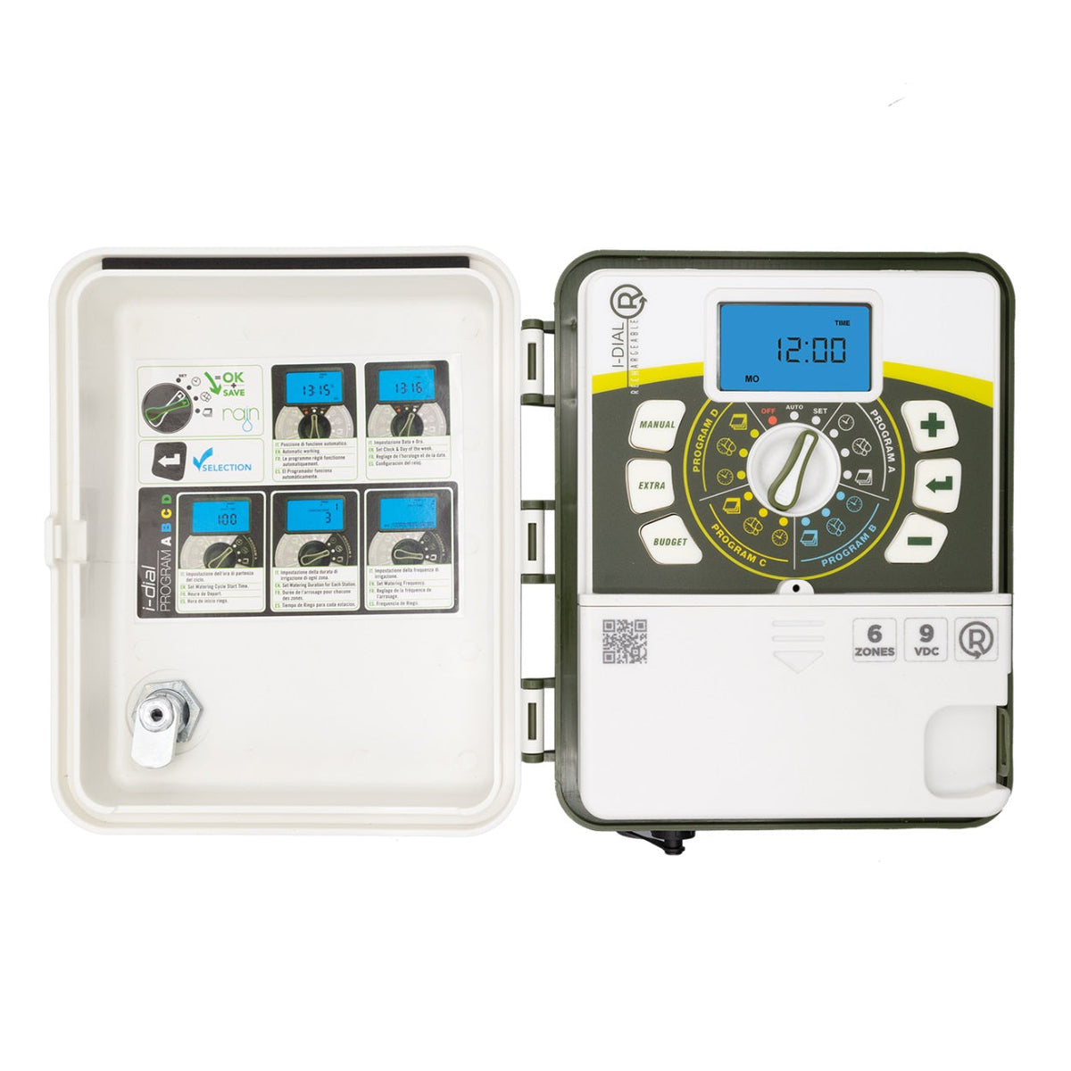 Rain I-Dial R Outdoor Wall Mounted Battery Irrigation Controller