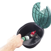 Rain Oval Valve Box with 3/4" Ball Valve