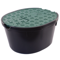 Rain Oval Valve Box with 3/4" Ball Valve