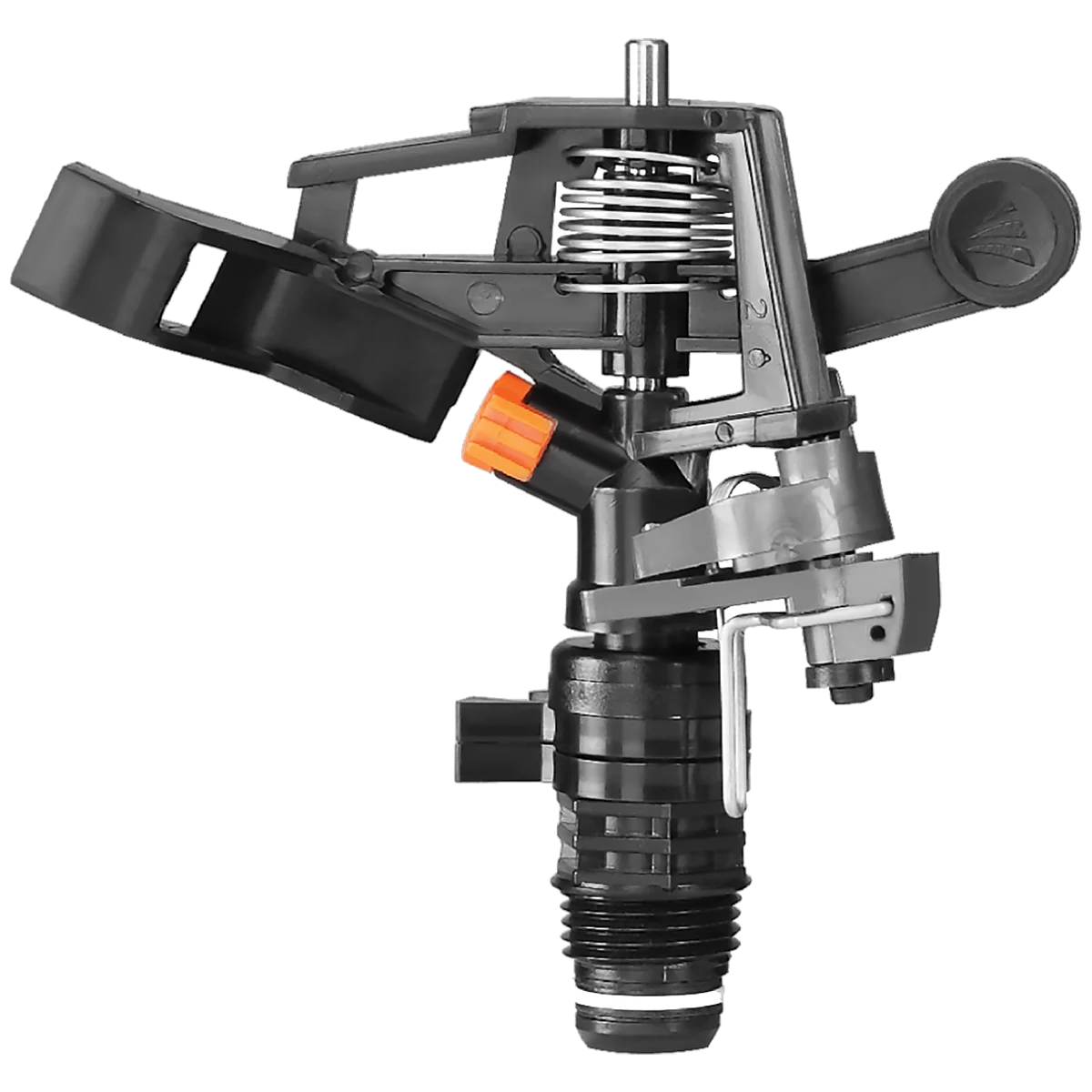 Rain 1/2" Adjustable Plastic Impact Sprinkler