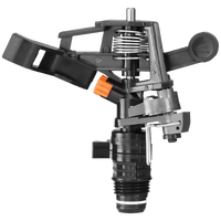Rain 1/2" Adjustable Plastic Impact Sprinkler