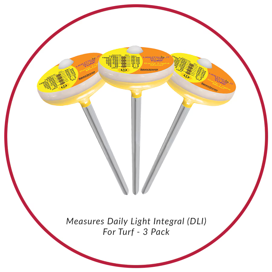 Spectrum LightScout DLI 100 Light Meter (Set of 3)