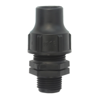 Rain Compression Adaptor w/ Fitting Lock | 16mm x 1/2" M