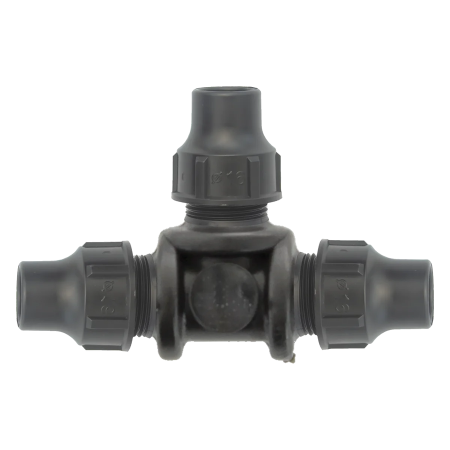 Rain Tee Compression Lock Fitting 16mm
