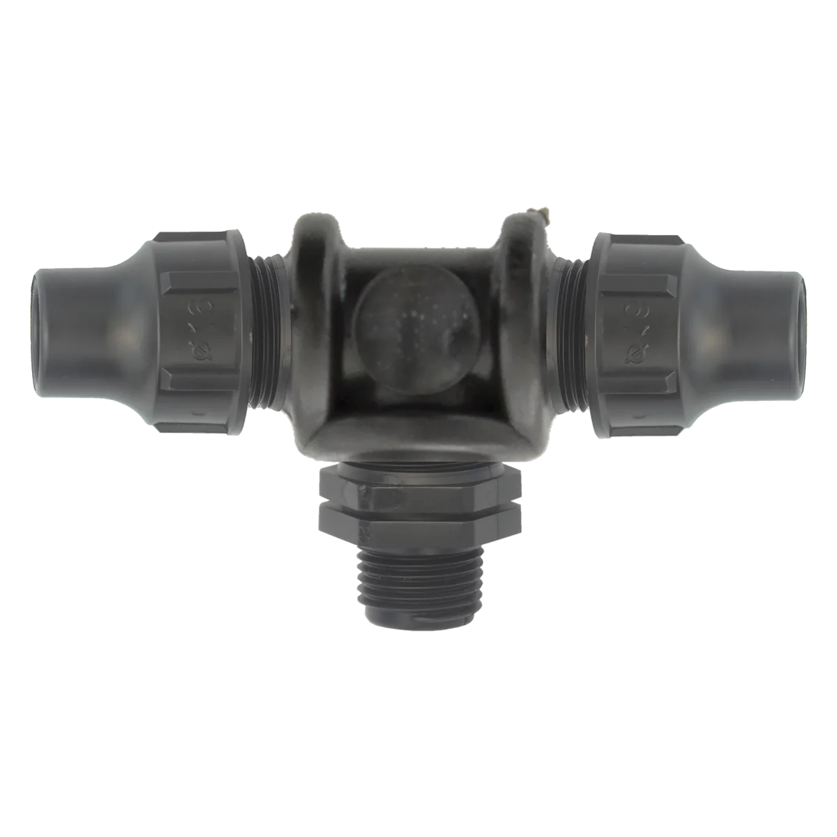 Rain Male Tee Lock Compression Fitting