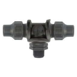 Rain Male Tee Lock Compression Fitting