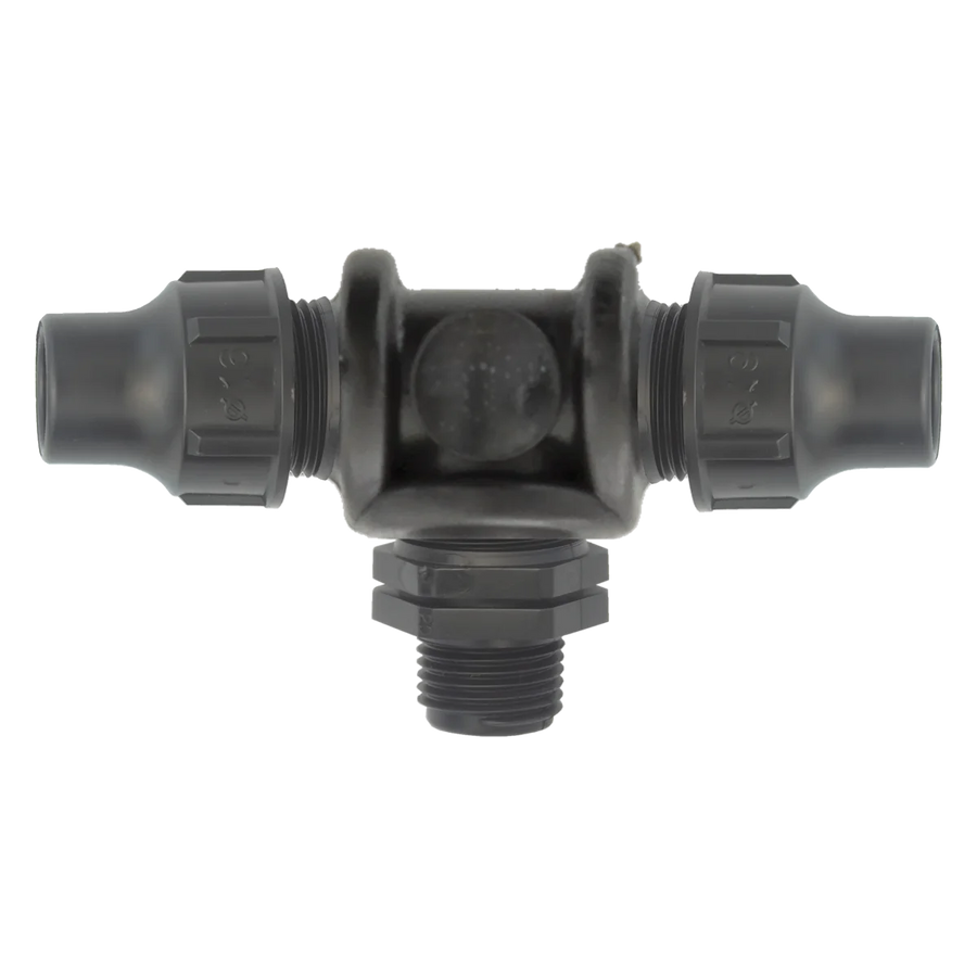 Rain Male Tee Lock Compression Fitting