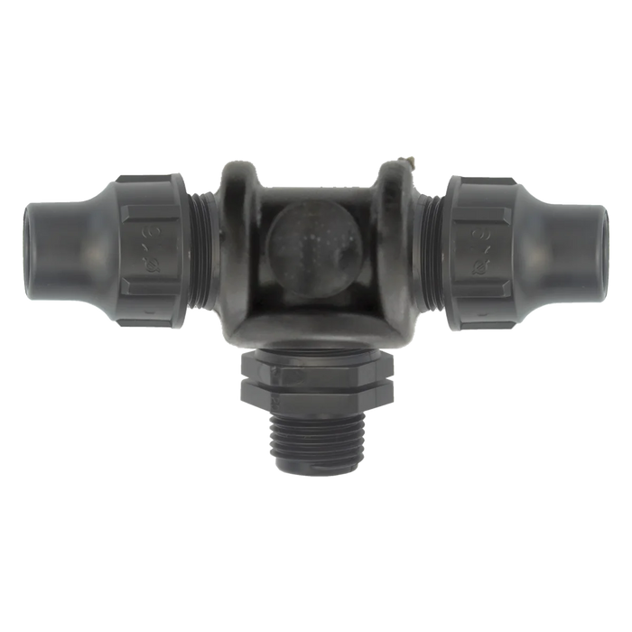 Rain Male Tee Lock Compression Fitting