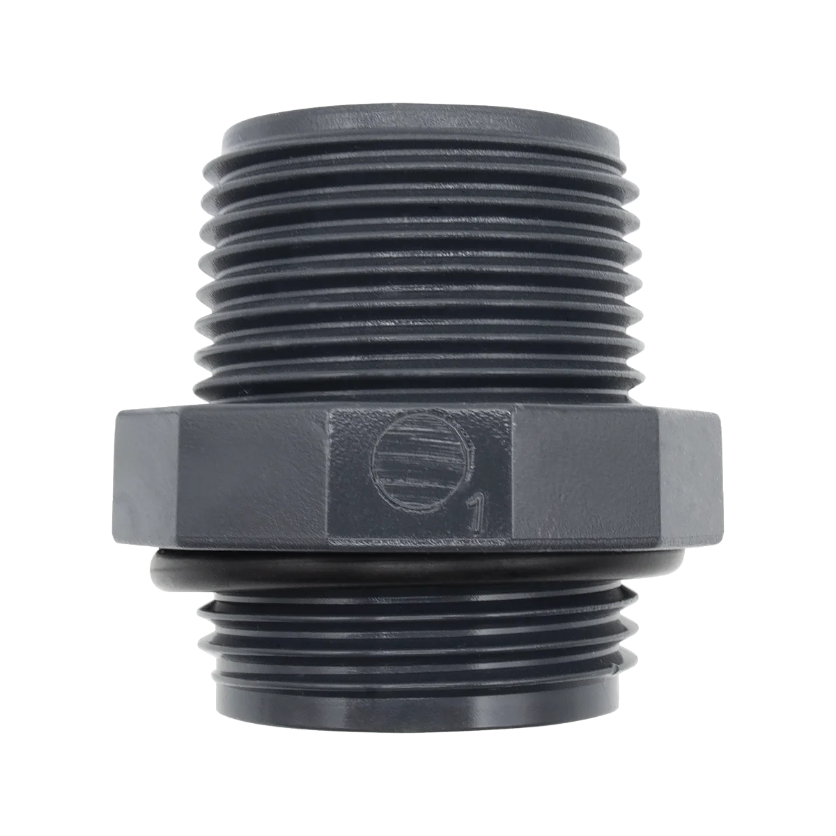 Rain PVC Male Reducing Nipple Fitting with O Ring
