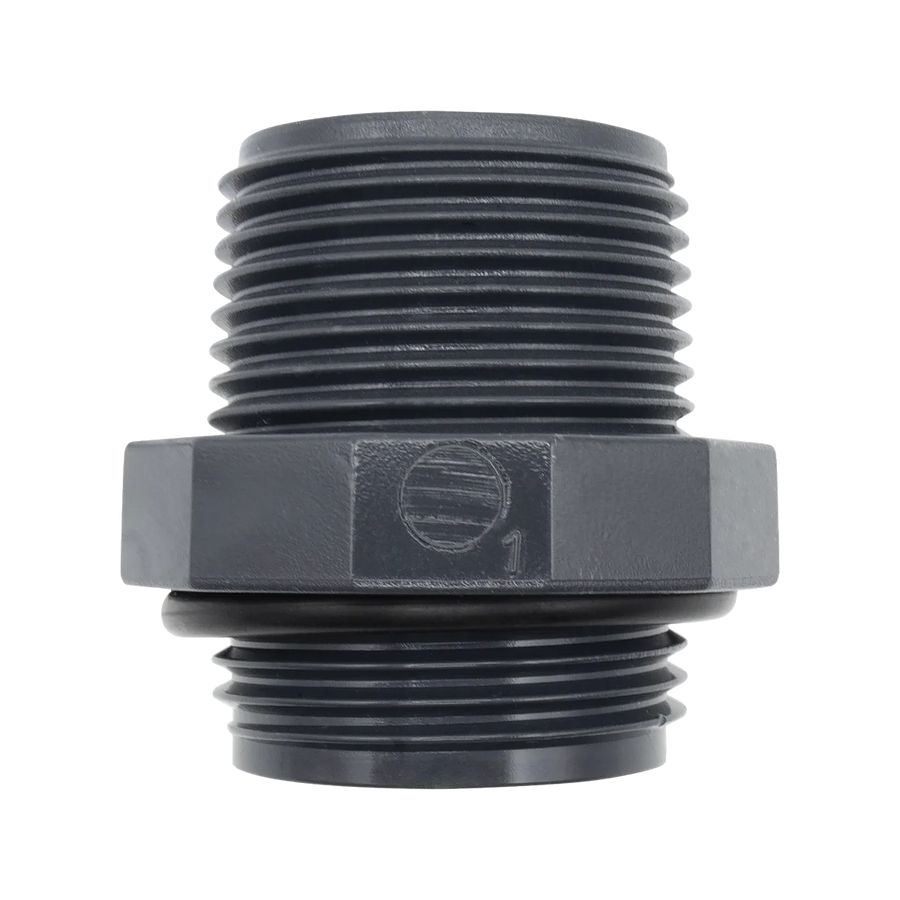 Rain PVC Male Reducing Nipple Fitting with O Ring