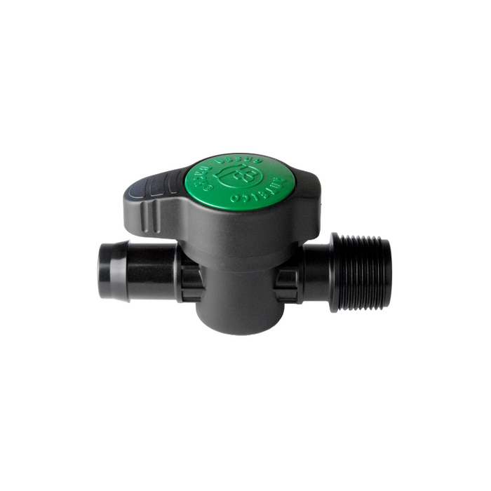 Antelco Green Back® In-Line Barbed to Threaded Valve
