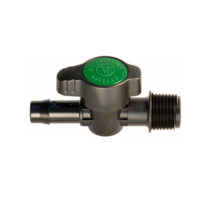 Antelco Green Back® In-Line Barbed to Threaded Valve