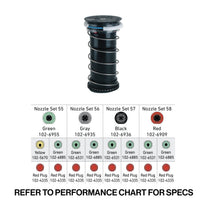 Toro Infinity Series INF55 Conversion Assembly Nozzles | 40mm (1 1/2") | Dual Trajectory |  Full Circle & Part Circle In One