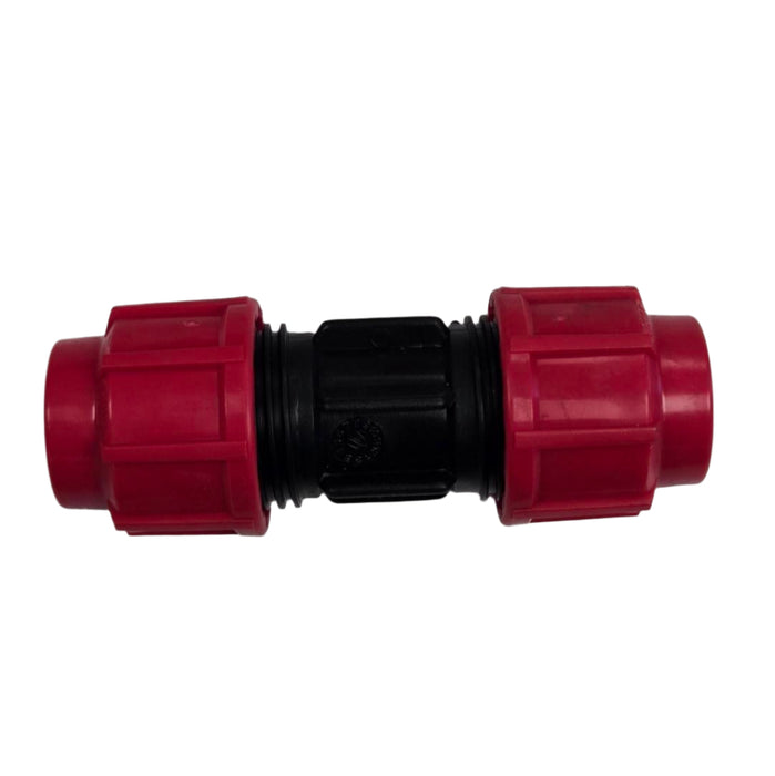 MDPE Compression Repair Coupler - Red