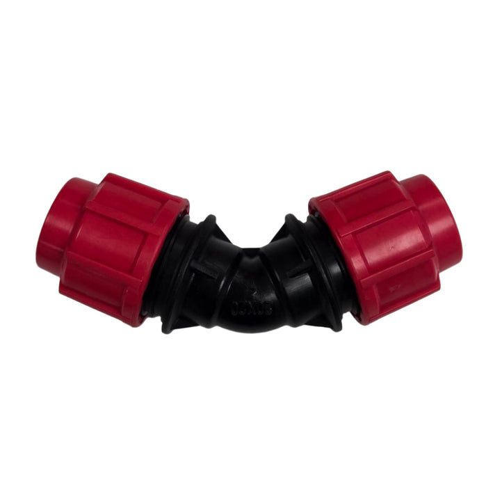 Medium Density Polyethylene 45° Elbow - Red