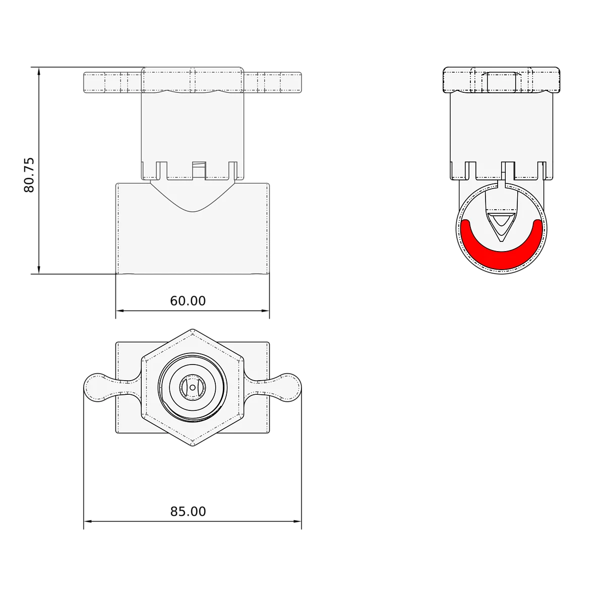 Rain 2in1 Self Tapping Q-Saddles