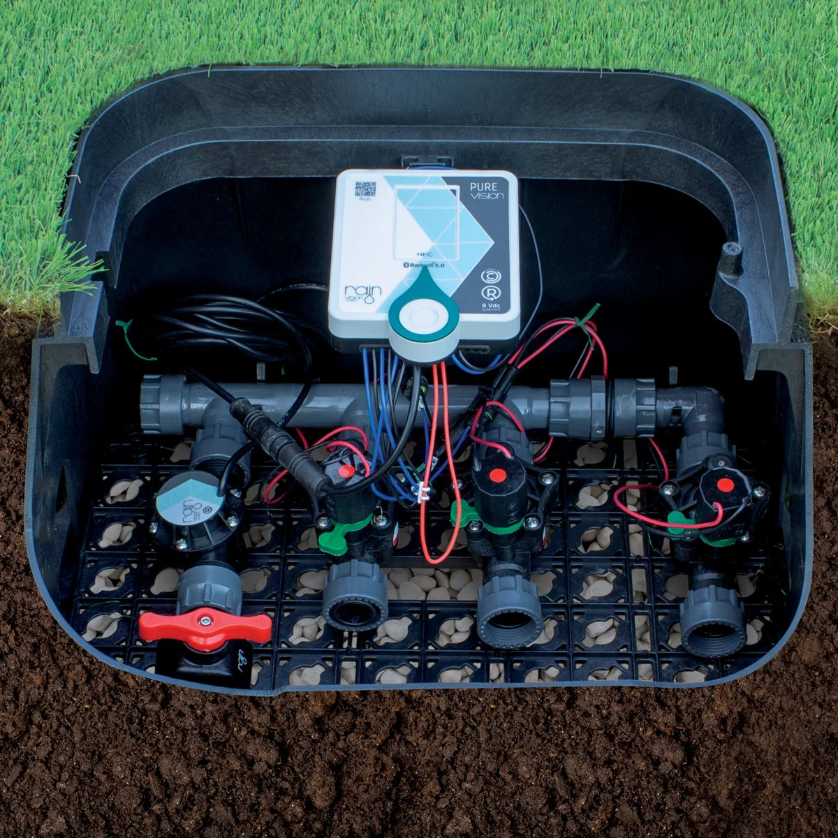 Rain TURBINA Vision Irrigation Controller Water Energy Charging Device
