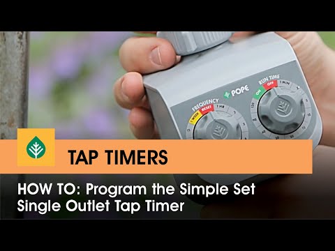 Pope Simple Set Single Outlet Tap Timer