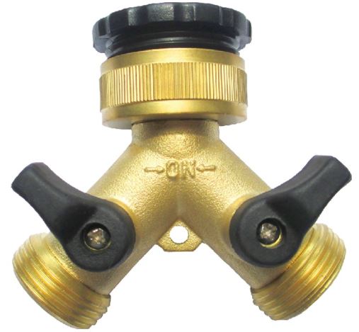 Pope Brass 2 Way Tap -Threaded