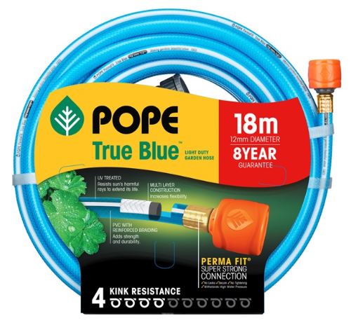 Pope True Blue Garden Hose (12mm) - Fitted