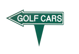 Standard Golf Green Line Arrow Signs