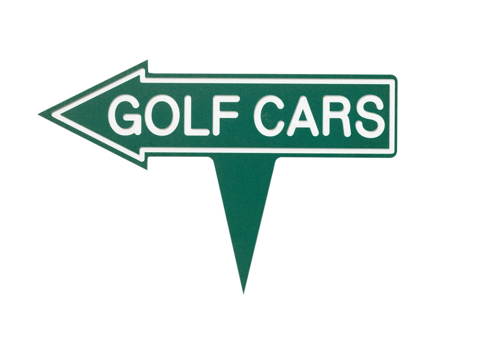 Standard Golf Green Line Arrow Signs