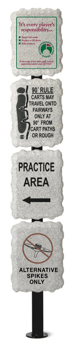Standard Golf Turfstone Personalized Signs