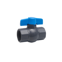 PVC Ball Valve (PN10 Rated) |  Female BSP Thread Inlet & Outlet